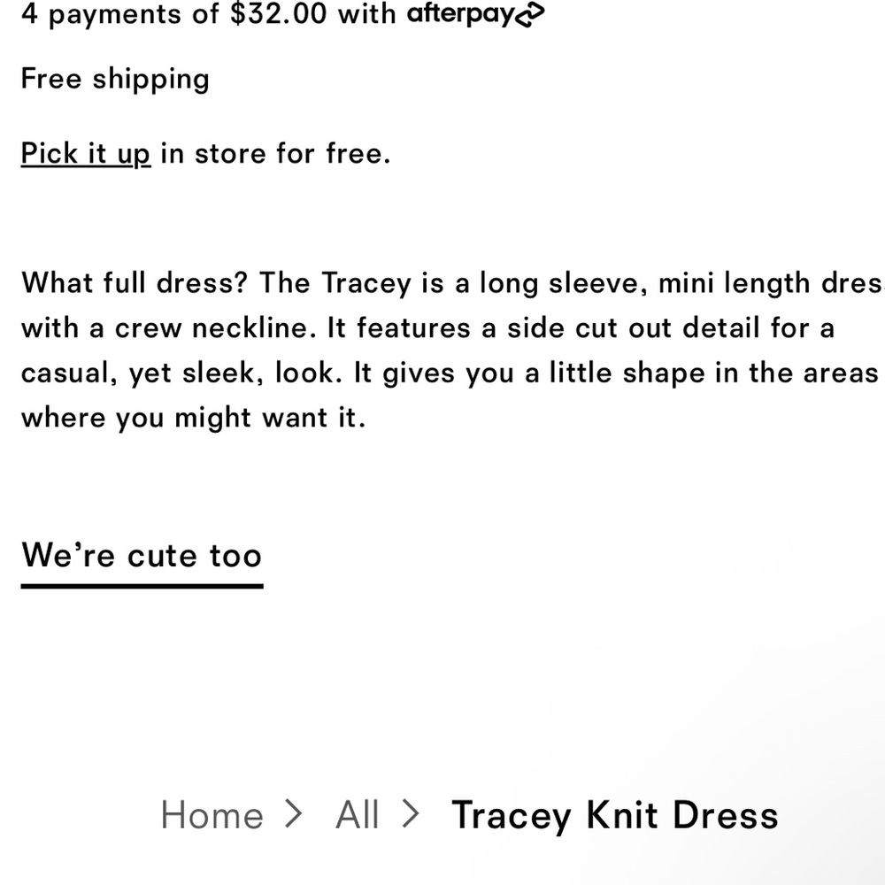 Reformation Tracey Knit Dress in Deep Sky XL NWT - Picture 4 of 7
